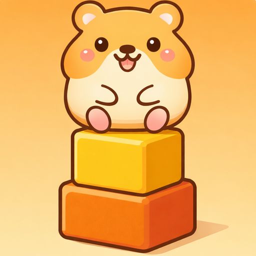 playstore icon 512x512 - HamTower ハムタワー ひまわりの塔と腹ペコハムスター